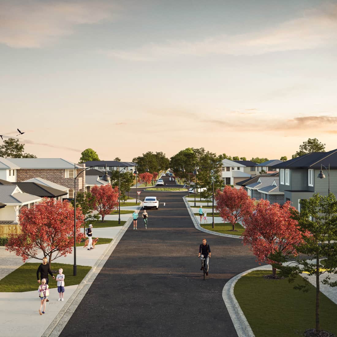 Balmoral Place Aerial Map